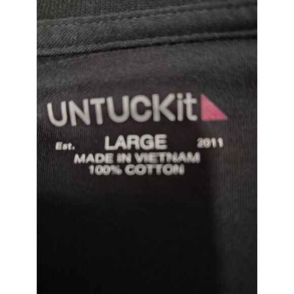 UNTUCKit Men's Black Polo Shirt - Large - Picture 2 of 3